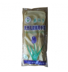 花仙子天然乳膠家用手套（L號(hào)，10雙/扎，300雙/箱）