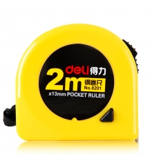 得力（deli）鋼卷尺 2m*13mm 8201（10把/盒）